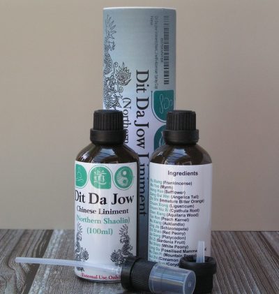 Dit Da Jow (Northern Shaolin) New Glass Bottles