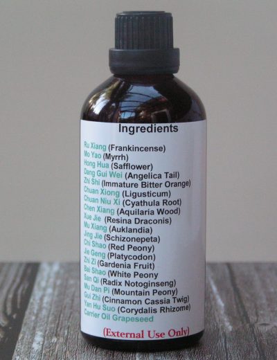 Dit Da Jow Massage Oil (Northern Shaolin) in New Glass Bottles