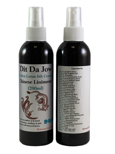 Dit Da Jow Liniment Golden Lotus 6th Century Dao Holistic, Stalybridge, Tameside, UK