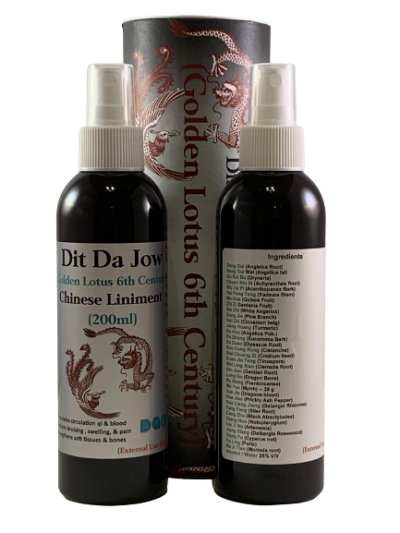 Dit Da Jow Liniment Golden Lotus 6th Century Dao Holistic, Stalybridge, Tameside, UK