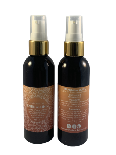 Mandala Bliss ENERGIZING MASSAGE OIL